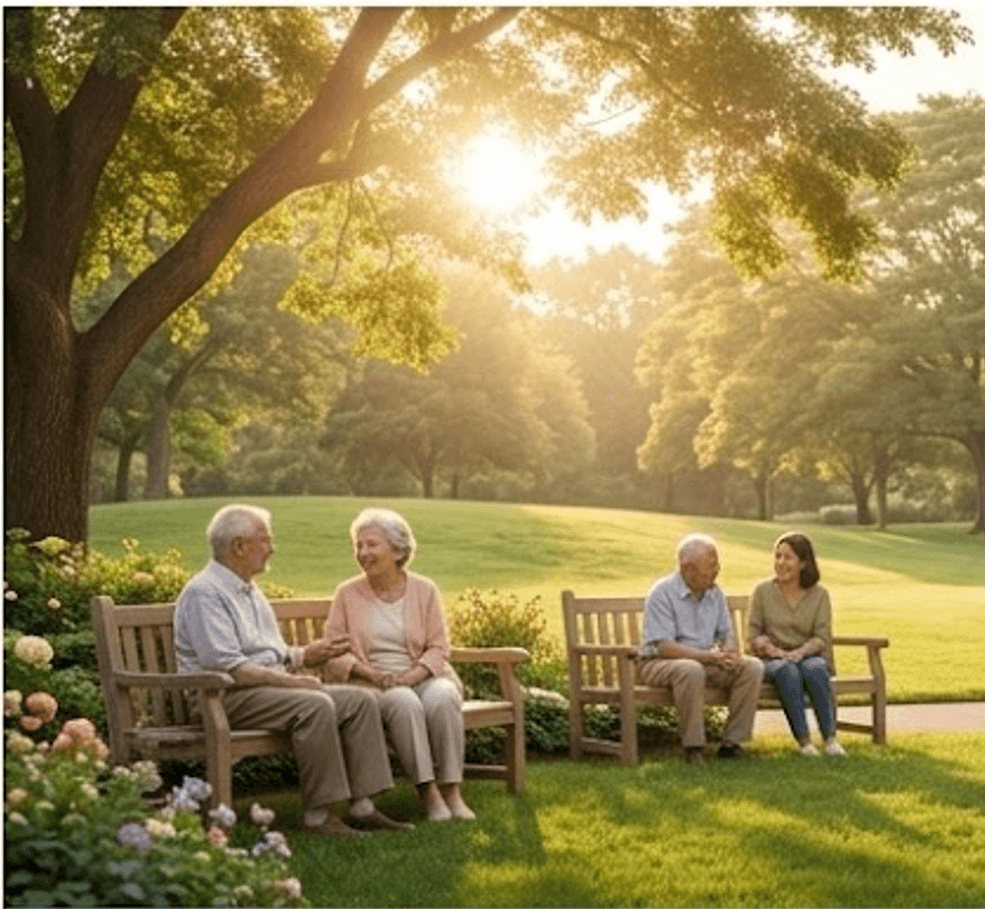 Hoàng hôn an vui cùng bạn bè